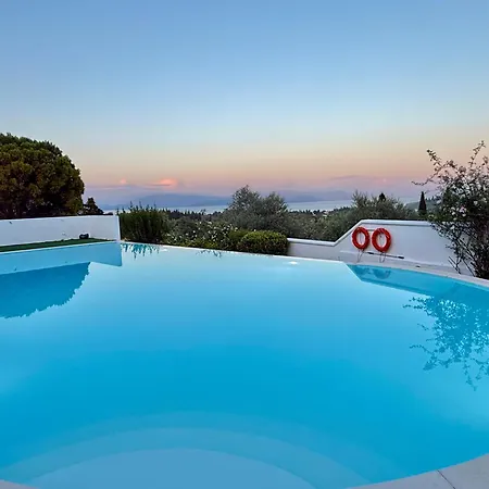 Castello Di Vista With Swimming Pool , Dassia ,corfu *