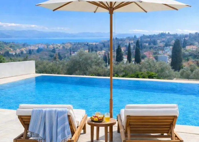 Castello Di Vista With Swimming Pool , Dassia ,corfu