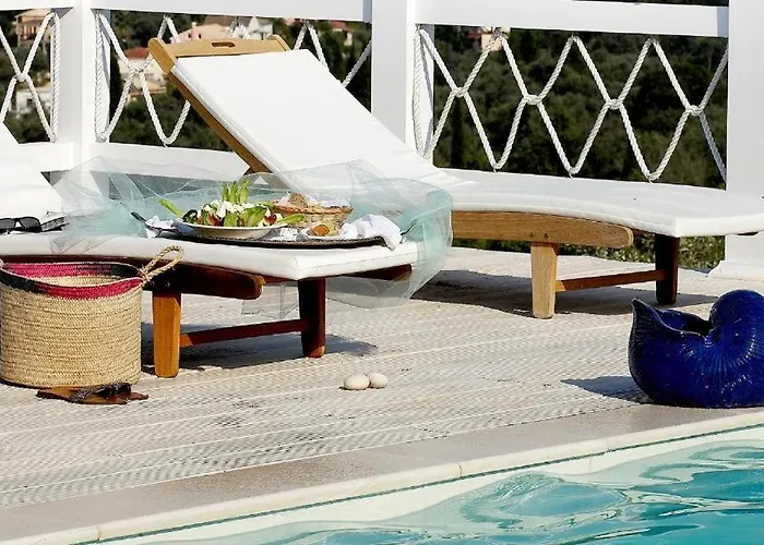 Castello Di Vista Boutique With Pool & Sea View, Corfu アパート *