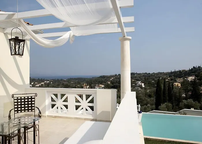 Castello Di Vista Boutique With Pool & Sea View, Corfu Apartment Análipsis