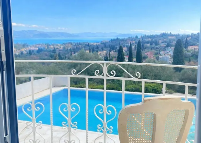 Castello Di Vista Boutique With Pool & Sea View, Corfu アパート Análipsis
