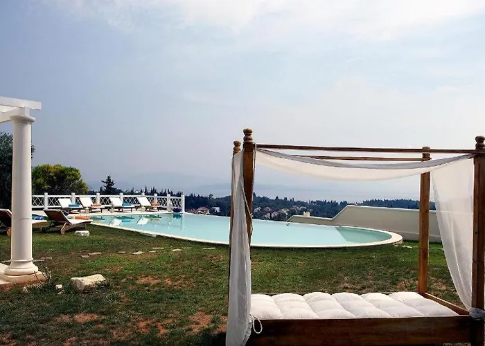 Castello Di Vista Boutique With Pool & Sea View, Corfu
